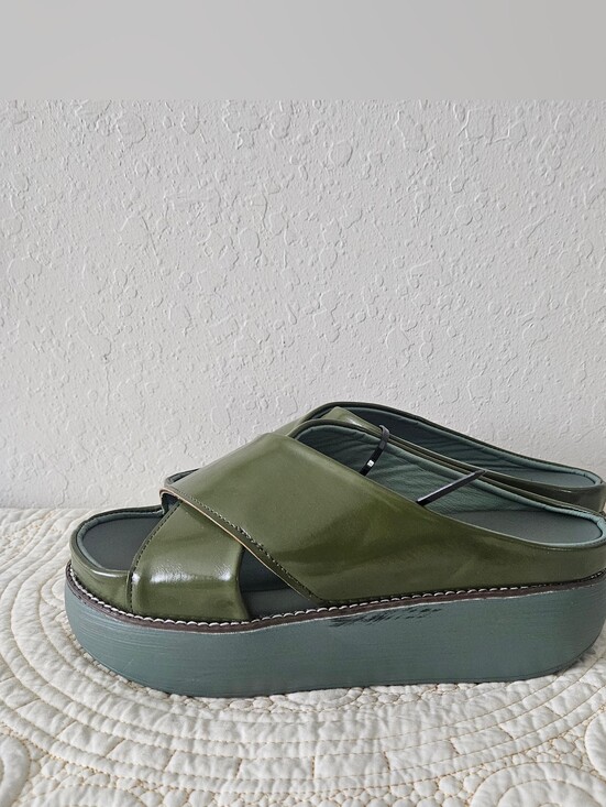 Shoes - Green Monster Slides